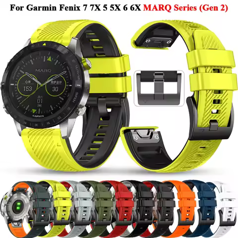 22mm 26mm Correa For Garmin MARQ Athlete Adventurer Golfer Captain Aviator Epix Gen 2 Strap Quickfit