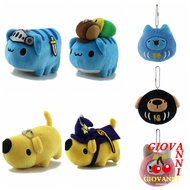GIOVANNI Bugcat Capoo Keychain, Multiple Style Blue Cat Toy Bugcat Pendant, School Bags Keyring Bag 
