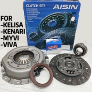 ORIGINAL AISIN JAPAN KENARI KELISA MYVI VIVA 1.0 CLUTCH KIT+MRK BEARING +OIL SEAL SET