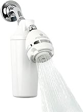 Aquasana Shower Water Filter System w/Adjustable Shower Head - Filters Over 90% Of Chlorine - Carbon &amp; KDF Filtration Media - Soften Skin and Hair from Hard Water - AQ-4100-E - WaterSense Certified