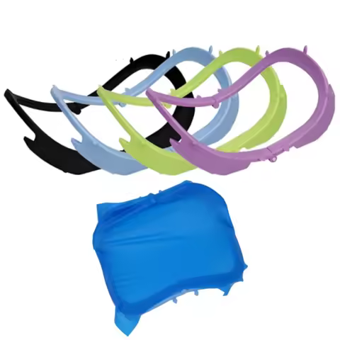 Dental Rubber Dam Frame Holder Plastic Foldable Oral Barrier Dam Sheets Bracket Dentistry Instrument