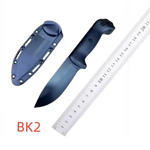 BK2 BK18 BK19 Straight Faca Knife 1905Cro-Van blade Nylon Handle EDC Survival Tool Knives