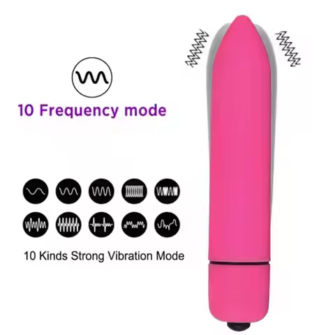 10 Speed Mini Bullet Vibrator G Spot Clitoris Stimulator with Vibration Personal Masturbation Vibrat