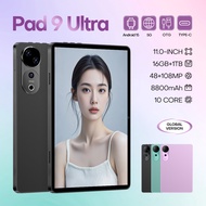 Pad 9 Ultra ทั่วโลก 11 หน้าจอขนาดใหญ่ HD นิ้ว ระบบแอนดรอยด์  16+1TB แท็บเล็ตพีซี