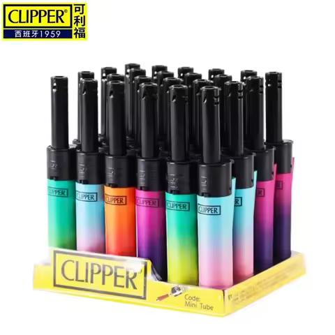 CLIPPER Lighter Original Grinding Wheel Butane Home Ignition Gadgets Open Flame Smoking Accessories 