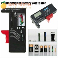 MAYSHOW Universal Electricity Measuring Instrument Button Cell Battery Capacity Indicator Battery Volt Tester Electricity Tester Test Tool Digital BT-168 AAA/C/D/9V/1.5V Voltage Checker