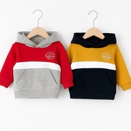 C784 C.hess boys' mixed-color cotton fleece hoodie, genuine surplus 9-36m X09-020