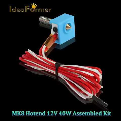 3D Printer Accessories MK8 Hotend 12V 40W Assembled Kit J-Head 0.4mm Nozzle 1.75mm Filament For Anet