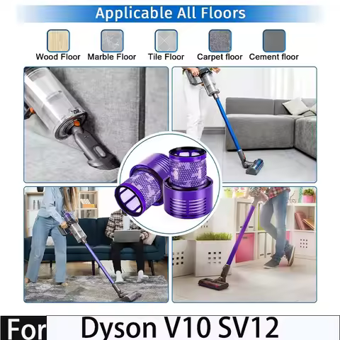 For Dyson V10 SV12 Cyclone Absolute Animal Total Clean Washable Hepa Post Filter Replacement Vacuum 