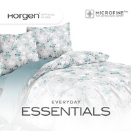 (Fitted Sheet Set) Horgen Everyday Esssentials Microfine Fitted Sheet Set (Inc Fitted Sheet, Pillowc