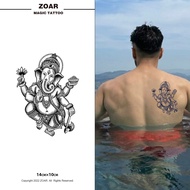 ZOAR พร้อมส่ง🚛 A001 Magic tattoo  ยันต์ห้าแถว เจดีย์เก้าชั้น ดอกบัว   สติ๊กเกอร์รอยสักสมุนไพร  กันน้ำ กันรอย ยาวนาน กึ่งถาวร แสดงสี เหมือนจริง