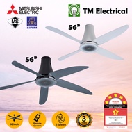 Mitsubishi 56 Inch Remote Control Ceiling Fan Kipas Mitsubishi Siling C56-RW5-P C56-RW4-P C56-RW5 C5