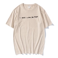 COD Singer Selena Gomez & Benny Blanco T-shirt I Said I Love You First  Album 2025 Tshirts Cotton Su