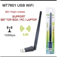 USB WIFI DONGLE MT 7601 FOR SET TOP BOX DVB T2 INTERNET WIFI SUPPORT