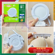[ CTY NHẬT LIGHTING ]Đèn led âm trần panel Rạng Đông PT04.V2/7W/9W/12W lắp nhà ở quán coffee
