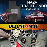 Deluxe Mat NAZA Citra II Rondo 2008 2009 2010 2011 2012 Car Carpet Car Mat Car Floor Mat Karpet Kere