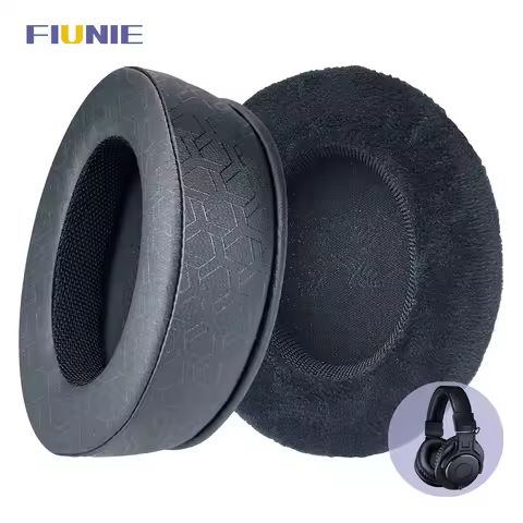 FIUNIE Replacement Ear Cushion Pads for Audio Technica ATH-M50x,M50xBT,M40x,M30x,M20x,MSR7 Headphone