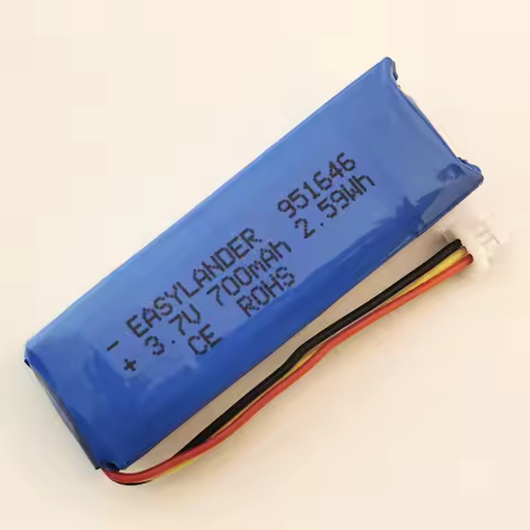 951646 3.7V 700mAh Rechargeable Li-ion Polymer Lithium Battery Lipo Batteries For SMART Helmets HJC