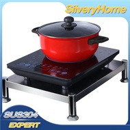 Stainless Steel Gas Stove Cover and Induction Cooker Bracket Multifunctional Kitchen Shelves