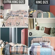Sateen Cotton Bed Sheet Set King Size & Extra King Size