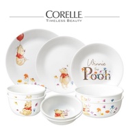 CORELLE X Disney Winnie the Pooh Collaboration - Tableware 9P Home Set / Round Plate Dinnerware
