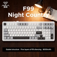 [Ready Stock/Free Shipping] Gaming Office Keyboard AULA Tarantula F99pro Customized Mechanical Keybo