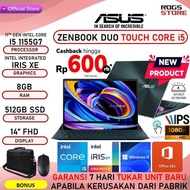 Terbaru Asus Zenbook Pro Duo Ux482Ea Touch Core I5 1135G7 8Gb 512Gb