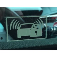Sticker decal kereta gantian #IMMOBILIZER #HONDA #CERMIN