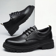 Slimming British Style Leather Elevator Shoes - Perfect Fit for Youth Men | Available in 6cm, 8cm & 