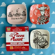 日本  玩具總動員 一番賞 碟子 碗盤  盤子 醬油碟 餐具 Pizza Planet 胡迪 巴斯 迪士尼 皮克斯