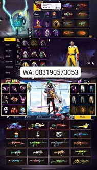 Ready akun ff sultan murah meriah bagi yang berminat silahkan cheat wa:083190573053