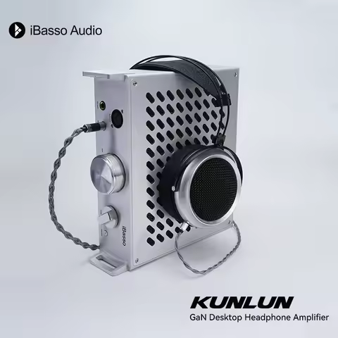 IBasso Kunlun Full-Balanced Desktop Headphone Amplifier Pure Audio Amplifier with GaNFET Technology 