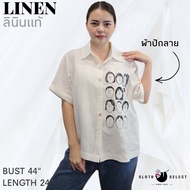 SLOTH SELECT…เสื้อเชิ้ตลินินแท้ 💯ปักลายเก๋ๆ ใส่สบาย ใส่ได้บ่อยค่ะ