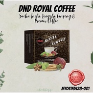 DND Royal Coffee (Kopi Pra Campuran Sacha Inchi, Lingzhi & Ginseng) 1 kotak/15 sachet