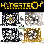 HYPERTECH CNC RADIATOR COVER SPINNER NVX 155 NVX V1 V2 COVER RADIATOR COOLANT WITH SPINNER NVX155 V1