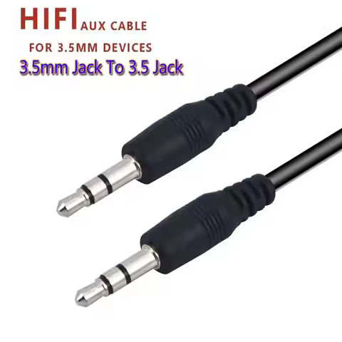 3.5mm Jack Audio Cable Jack 3.5mm Male to Male Audio Aux Cable For Phone Headphone Car MP3 Speaker C