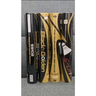 (BELI HARINI,POS ESOK) Sea Lion New S-LINE Black Golden S9102 Shuttlecock 100 Original