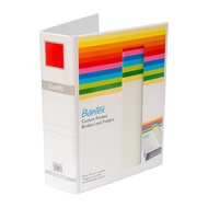 Bantex Insert Post Pipe Binder Folio F4 6cm White