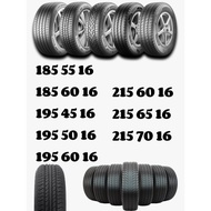 SIZE 16" SECOND TYRE TAYAR TERPAKAI/USED TYRE (HARGA 2BIJI) BRIDGESTONE/DUNLOP/GOODYEAR/YOKOHAMA...