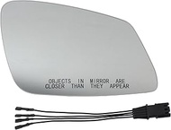 Right Passenger Side Heated Mirror Glass with Wiring Harness for BMW 528i 535i GT 535d 550i xDrive 6
