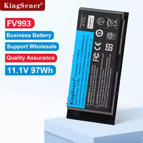 KingSener 11.1V 9000mAh FV993 Laptop Battery For DELL Precision M6600 M6700 M6800 M4800 M4600 M4700 