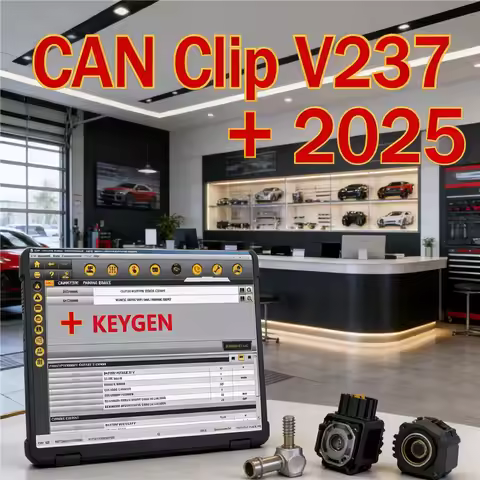 Latest 2025 Clip V237 Latest Software With Keygen For Rena-ult OBD2 Diagnostic software Auto Repair 
