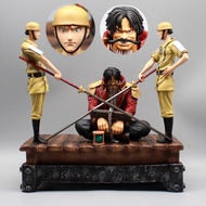 26.5cm Anime Roger One Piece Figures Soldier Gol·D·Roger Action Figures Handcuffs Funeral Pyre PVC Model Ornamen Toys Gifts