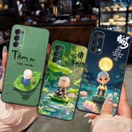 Oppo Reno4 / Reno4 Pro / Reno 4 Case Calligraphy of peace, peace of mind, ring