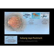 2004 Malaysia Marine Life S4 FDC with stamps Fine