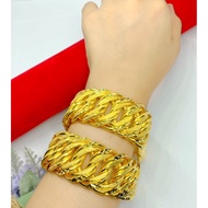 Gelang Lipan Sajat 2 kait emas Bangkok cop 916