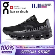 Cloud Running Monster Black Unisex Low-Top Running Shoes E5Y2