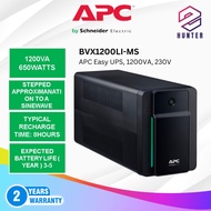 APC BVX1200LI-MS APC Easy UPS, 1200VA, Tower, 230V, 4 Universal + 1 IEC C13 outlets,AVR