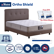 Vono Ortho Shield Mattress (Tilam Vono) | 15 years Warranty | Spring | Coconut Fibre | Anti-dust mit