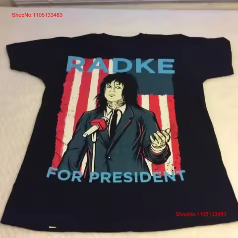Ronnie Radke Falling In Reverse For President T Shirt S 4XL vintage Washed homme streetwear Versatil